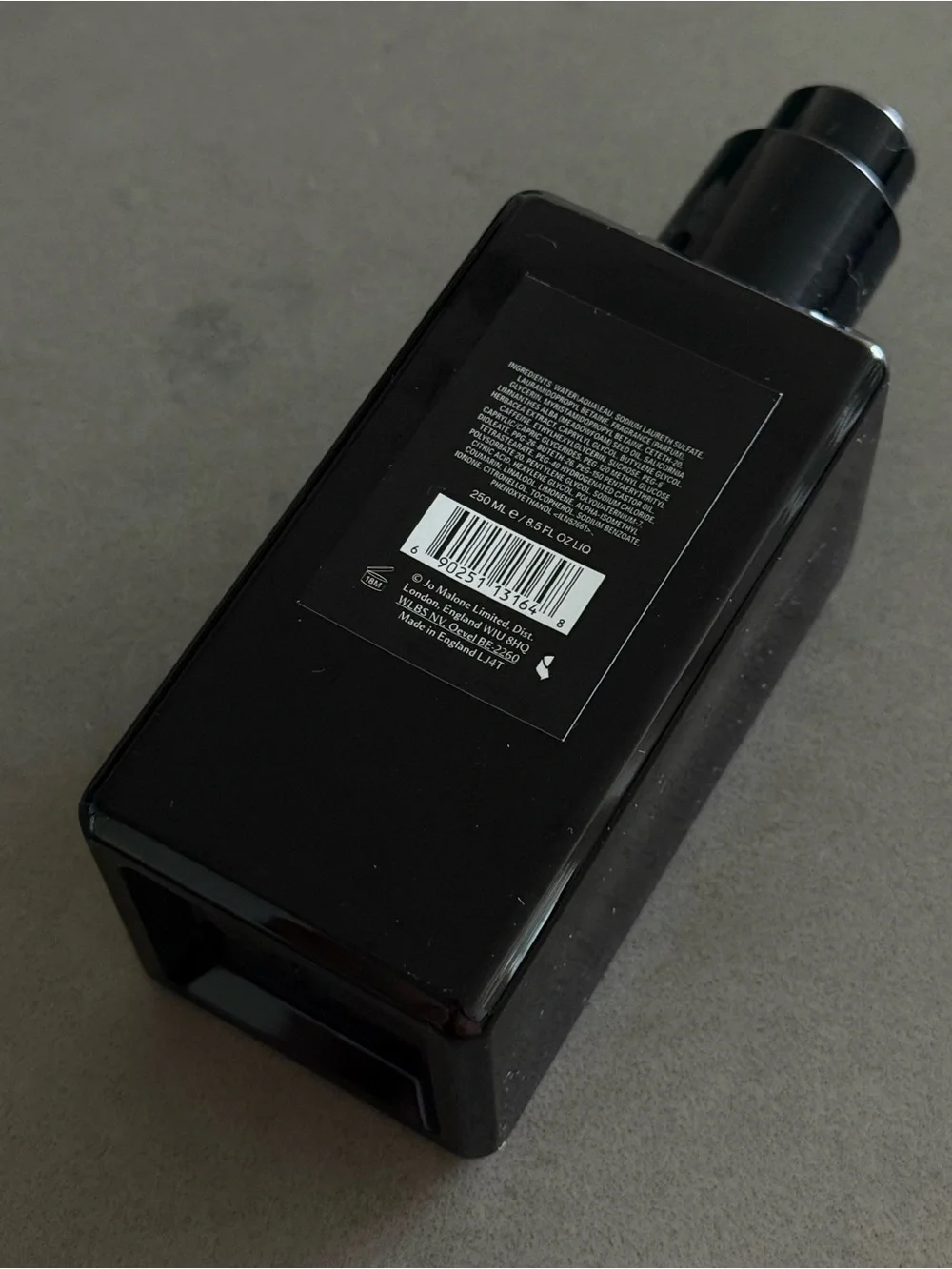 Jo Malone body hand wash Empty Bottle 250ml